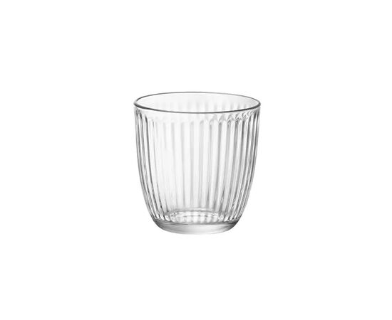 Low striped juice glass LINE 310026 290 ml