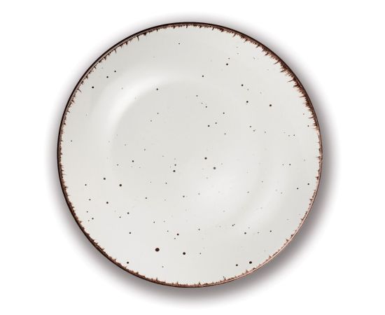 Dinner plate Nature Look 413932 dark white 26,5cm