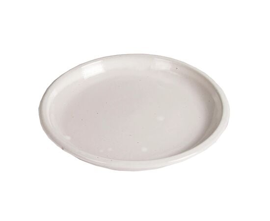 Подставка для горшка Mega Collections Glazed Saucer White D23H3