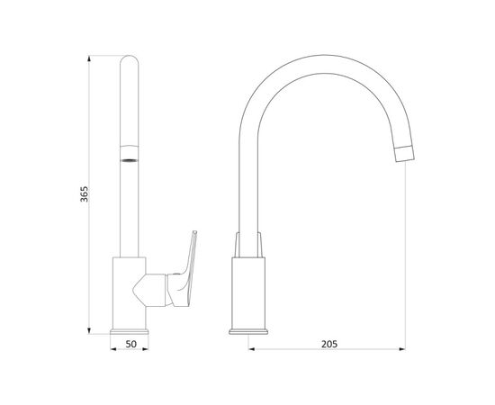 Kitchen faucet Damixa Damixa Origin Balance 790720000