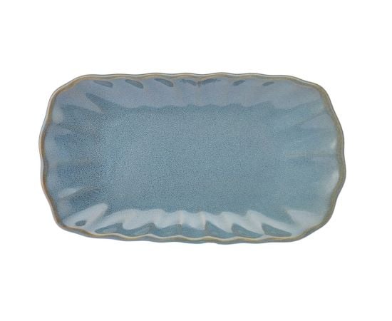 Plate oval KY094027F 27cm turquoise