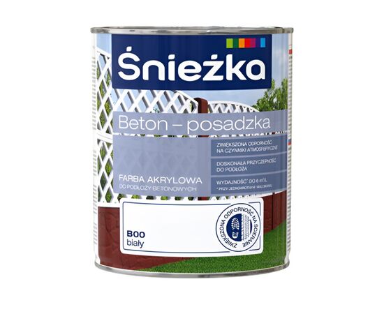 Concrete paint Sniezka B00 0.8l white