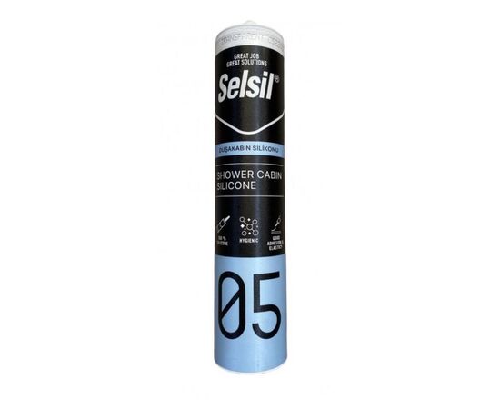 Sealant silicone for shower cabins Selsil SEL96-5189 280 ml