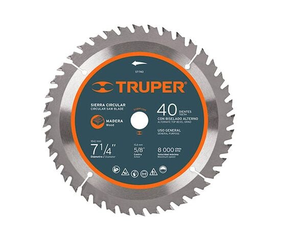 Пила дисковая для резки древесины Truper ST-740 184 мм