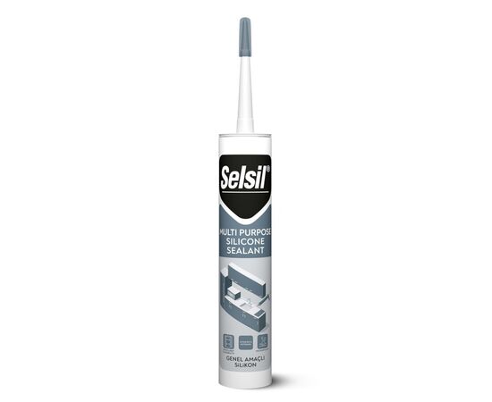 Universal silicone sealant Selsil 280 g white