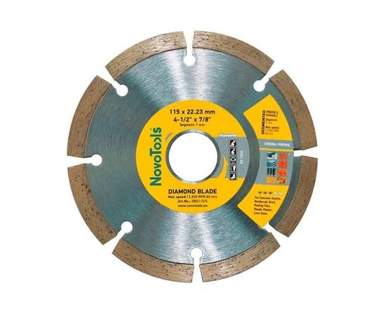 Алмазный диск NovoAbrasive Standard DBS115/S 115x7x22.23 мм