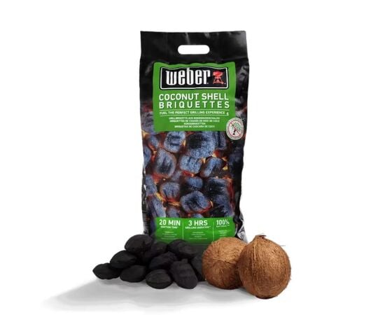 Coconut shell briquettes Weber 18402 8 kg