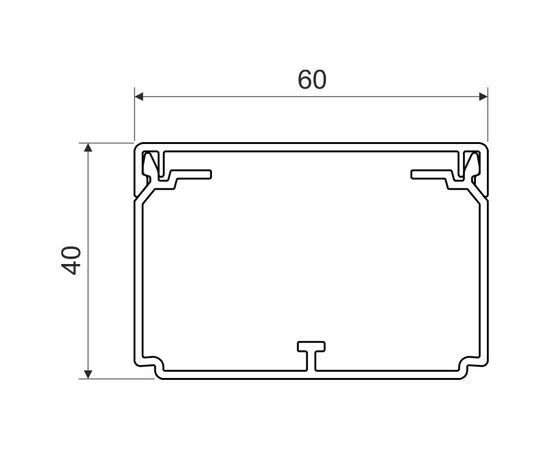 Канал кабельный Kopos LH 60X40_HC 60x40 мм