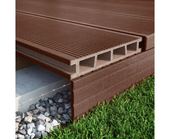 Terrace Board Bergdeck Chestnut Brushed 2400X150X25 1pc=0.36m²