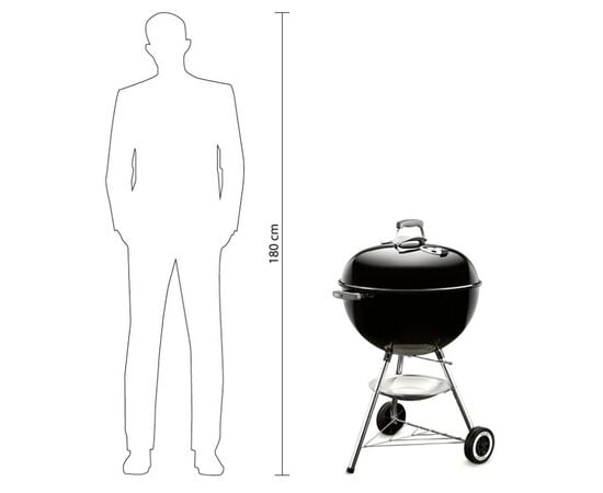 Charcoal grill Weber Classic kettle 57 cm