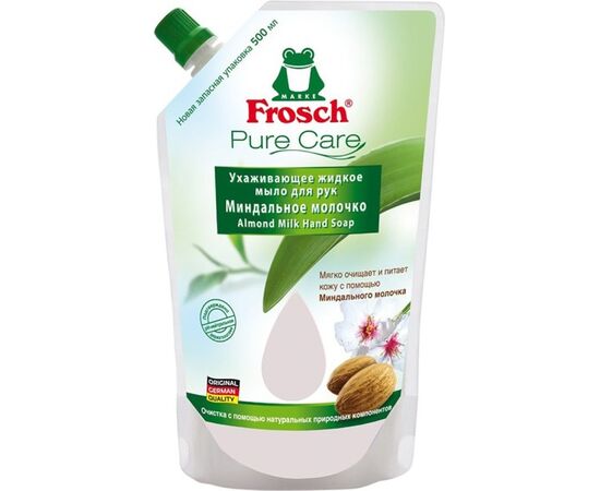 თხევადი საპონი Frosch Almond "ნუშის რძე" 500 მლ