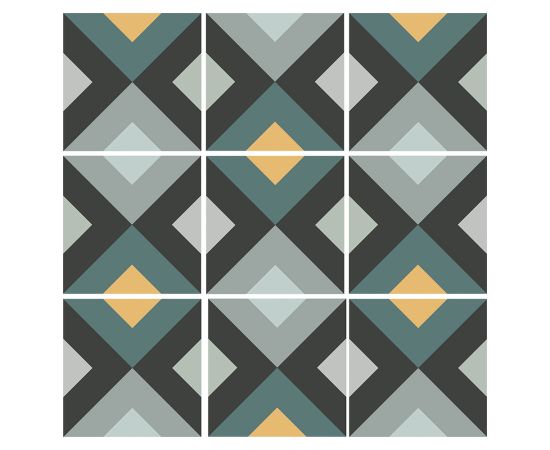 Porcelain tile Mercury JASMINE NIGHT 15x15 cm