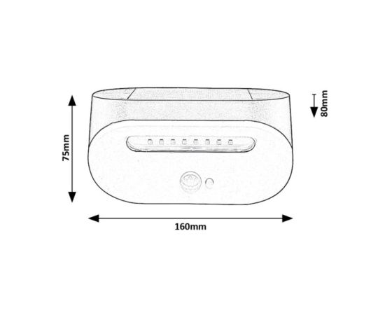 Светильник с солнечными батареями и датчиком движения Rabalux Brezno LED 3.2W IP44 77006