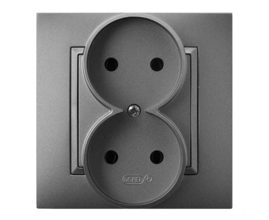 Socket OSPEL 2 82x82x45 grey