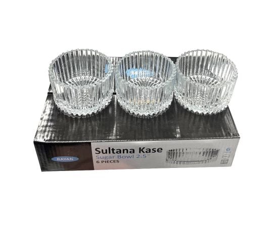 Set of glass bowls R.A.Y.A.N Sultana RYG9026 6pcs 95ml