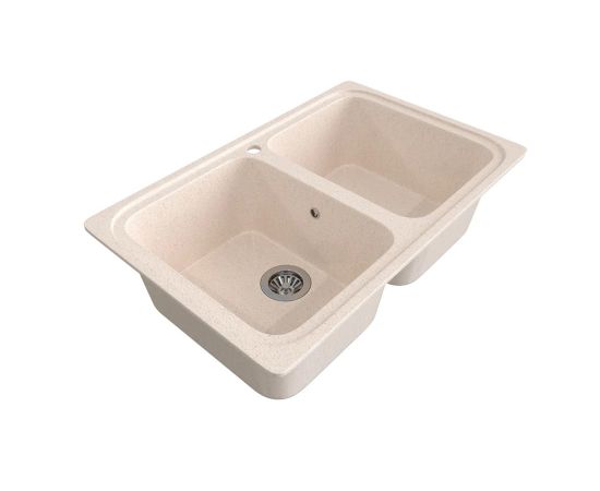 Kitchen sink beige marble Gammastione G-12