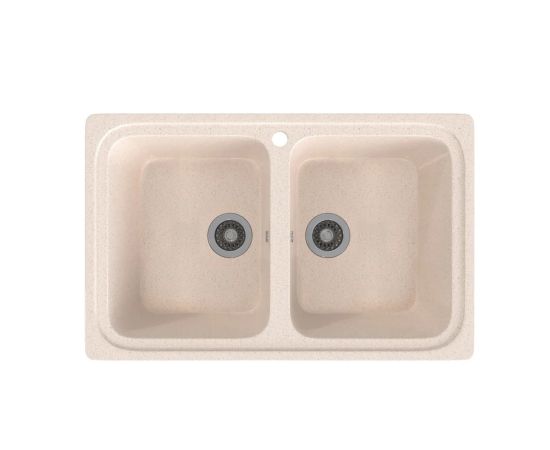 Kitchen sink beige marble Gammastione G-12