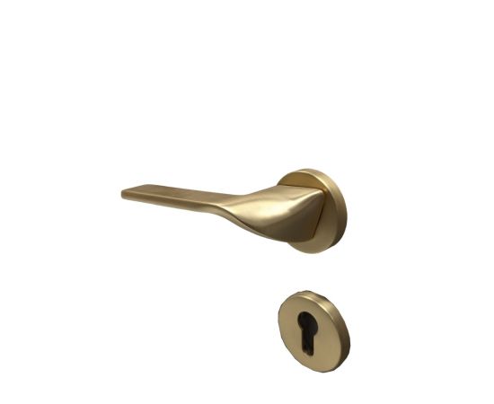 Handle with socket Kerry 7211-256 SN/NBK + cylinder slip