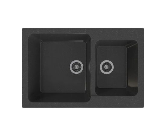 Kitchen sink black marble Gammastone GS-15