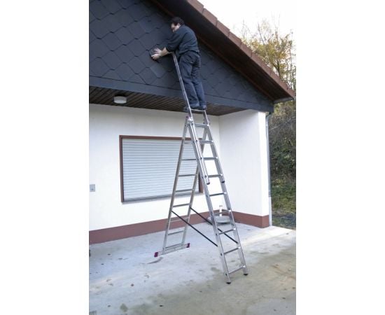 Aluminum ladder Krause Corda 010391 505 cm