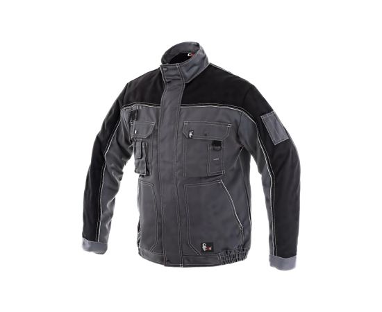 Work jacket gray with black inserts American Safety ASOGBS-J S