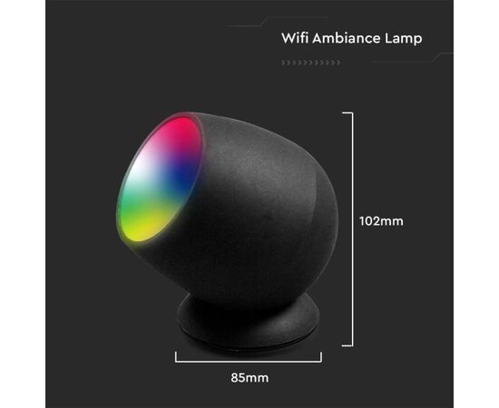 Lamp V-TAC LED RGB+WW+CW 405851-2.2W WIFI