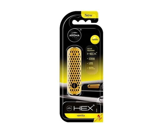 არომატიზატორი Aroma Car Hex Polymer Vanilla