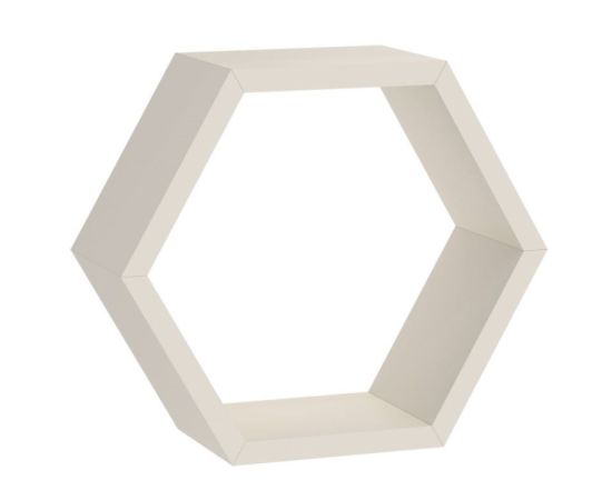 Hex shelf Velano FHS 300 white