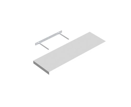 Shelf with hidden fastening white VELANO 65110 800x250 mm