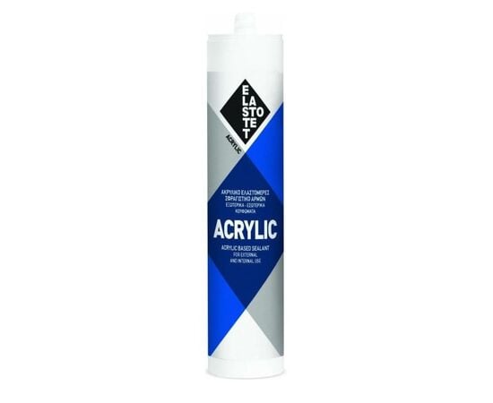 ჰერმეტიკი აკრილის Elastotet Acrylic 280 მლ შავი