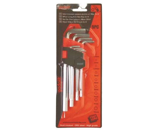 Hex key set GADGET 390156