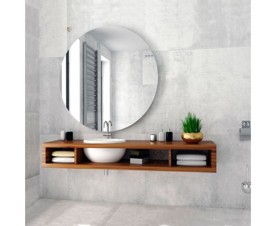 Mirror with backlit Silver Mirrors Savana 100 cm