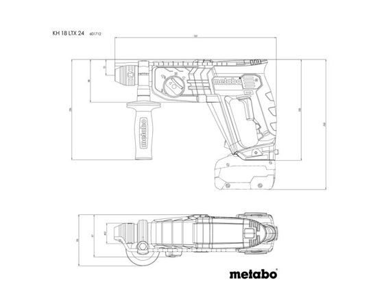 პერფორატორი აკუმულატორის Metabo KH 18 LTX 24 18V