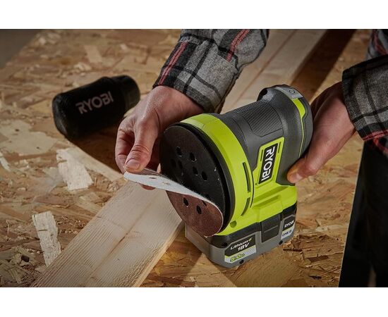 Аккумуляторная эксцентриковая шлифмашина Ryobi ONE+ RROS18-0 18V