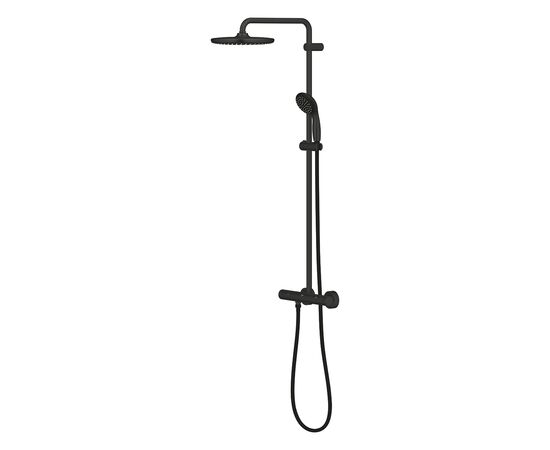 Shower system with thermostat Grohe 266772430 Vitalio Start System 250 Black