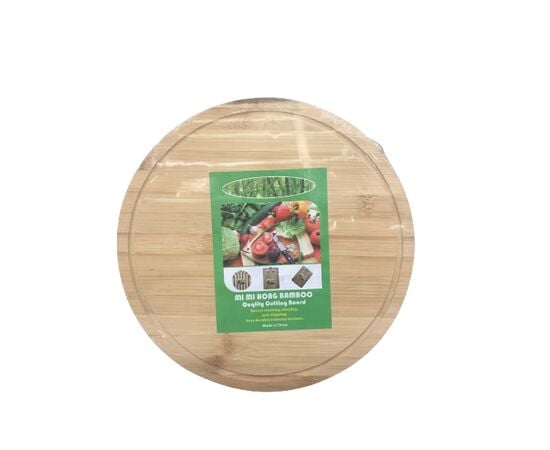 Round vegetable cutting board bamboo 32*32 MG-1272