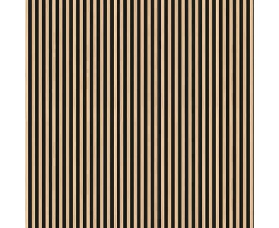 Lamella panel Linerio  S-LINE Natural black 2650x122x12 1pc=0,323m2