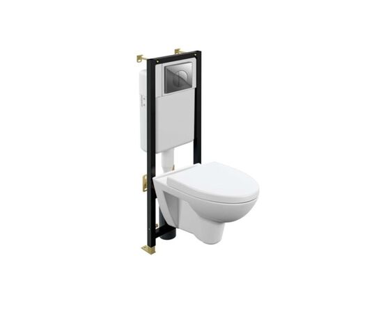 Toilet installation kit with push button Cersanit 64229 PARVA