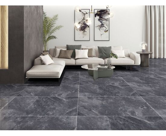 Porcelain tiles Italica GRANITO 60х120 LIVID GRAPHITE POLISHED