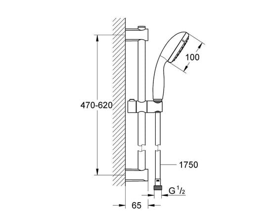 Shower set Grohe START EGDE BUNDLE M/120210