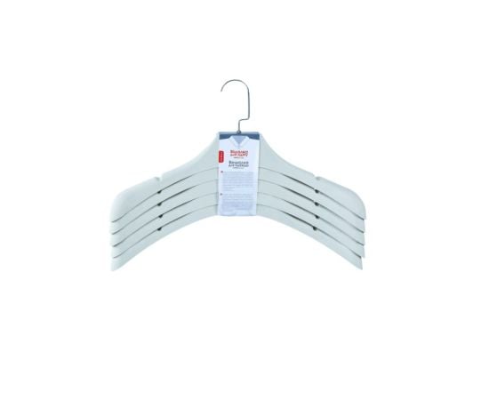 Clothes hanger Aleana 45x8cm 5pcs white rose