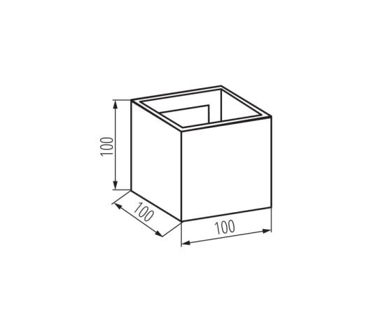 Светильник садово-парковый Kanlux REKA LED EL 7W-L-W IP54 4000K