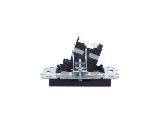 როზეტი IEK BRITE RJ45 cat5E RG45 РК10-БрЧ შავი