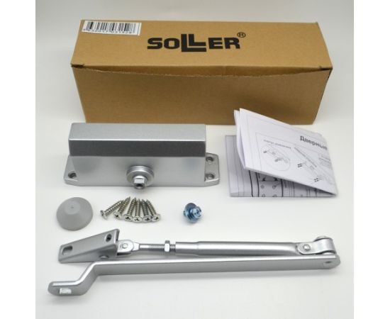 Door closer Soller №201 25-35 kg gray metallic