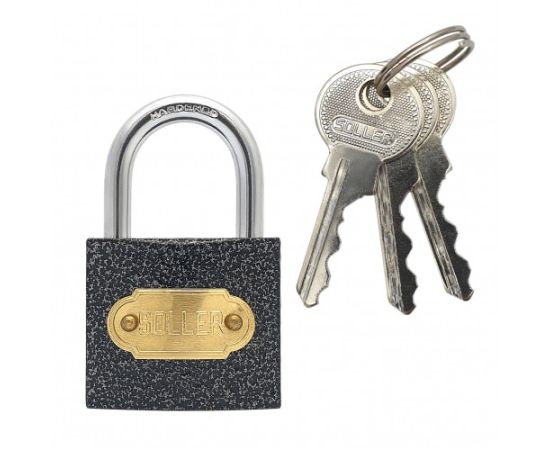 Padlock Soller 364-1 38 mm glossy