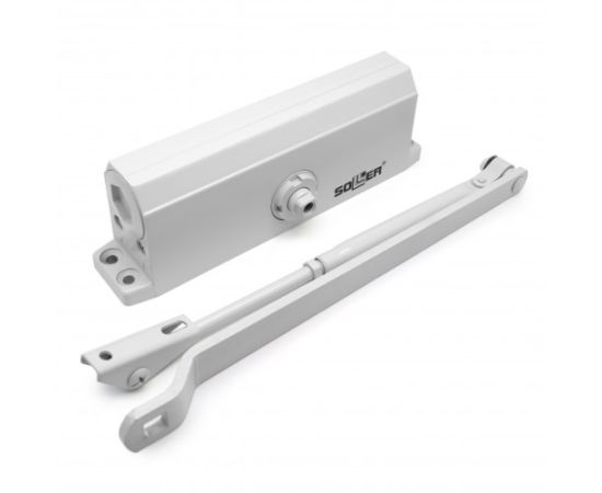 Door closer Soller №501-1 80-100 kg white