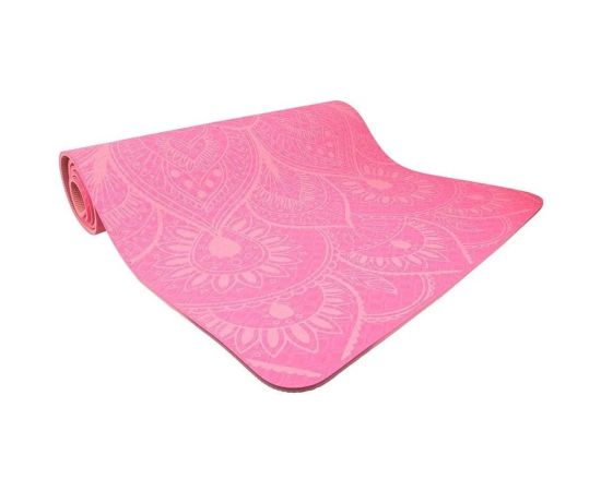 Yoga mat pink LIFEFIT