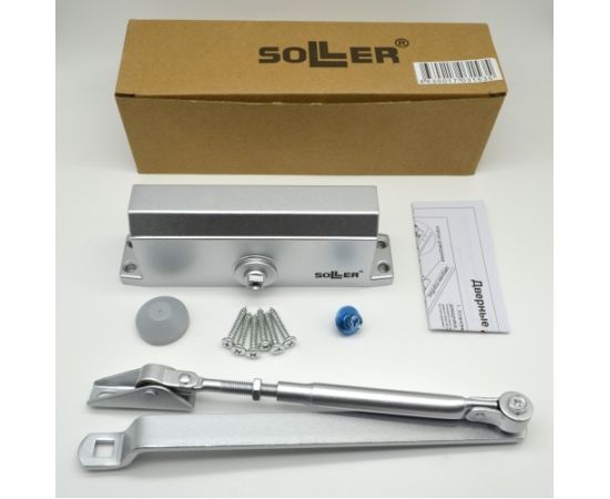 Door closer Soller No. 301 40-50 kg gray metallic