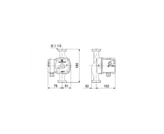 Circulation pump GRUNDFOS UPS 25-70 96621354