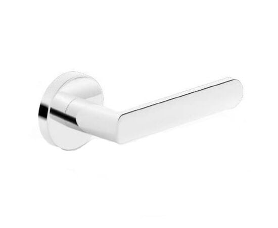 Door handle rossete Metal-Bud LUNA R ZLUOCB with protective lid SZOCBY chrome